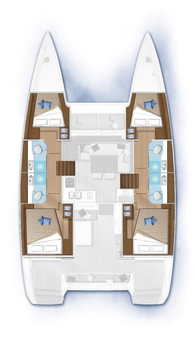 Hire Catamaran Lagoon with a boat licence