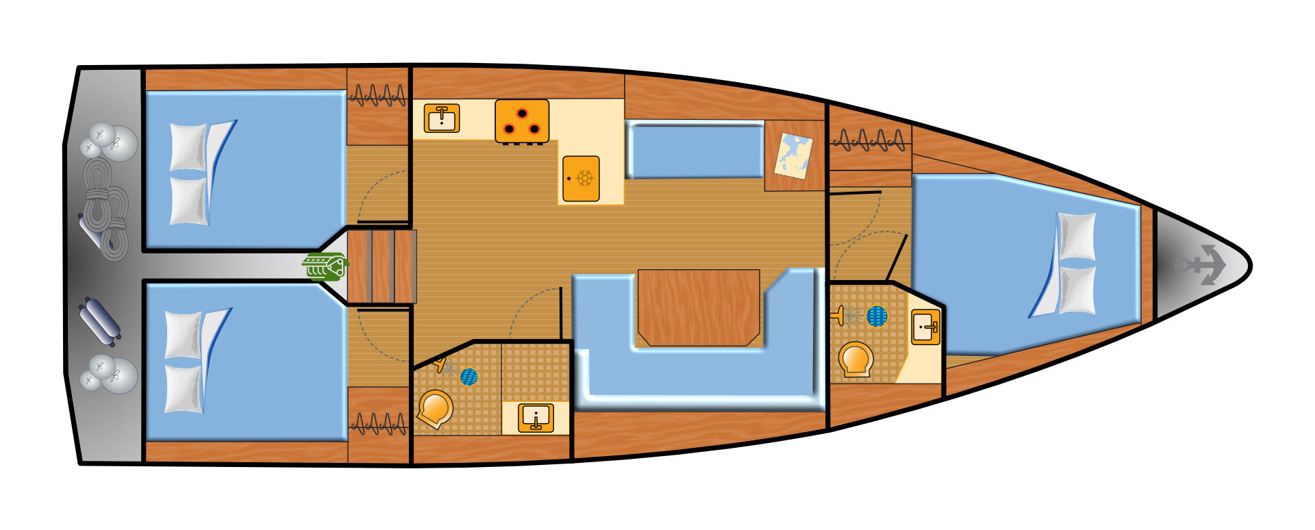 Hire Sailboat with or without skipper Bavaria Palma de Mallorca