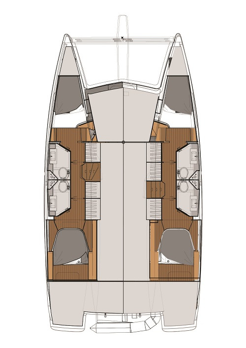 Hire a Fountaine Pajot Lucia 40 Marina (City)