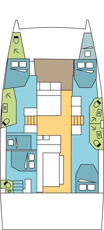 Hire Catamaran with or without skipper Bali Parham Town