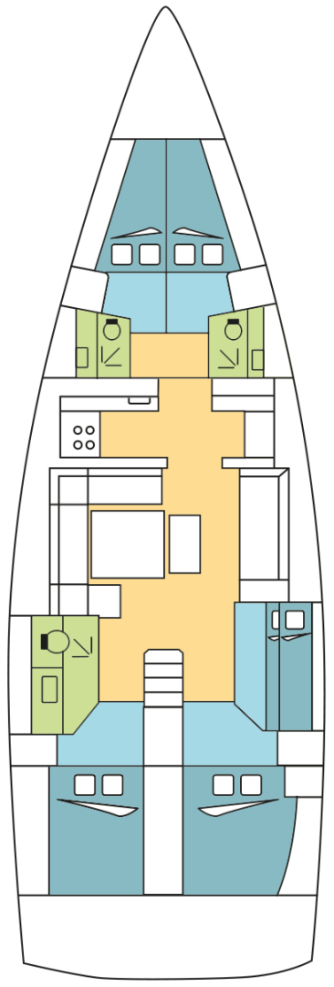 Charter a Dufour Dufour 500 Grand Large in Jolly Harbour on Samboat