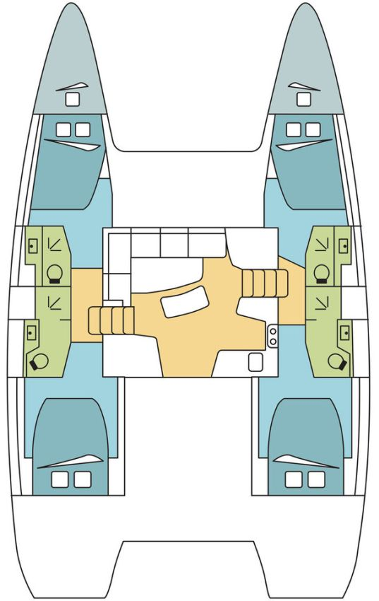 Hire Catamaran with or without skipper Lagoon Le Marin