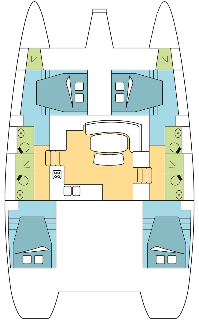 Catamaran hire in Airlie Beach - Lagoon Lagoon 421