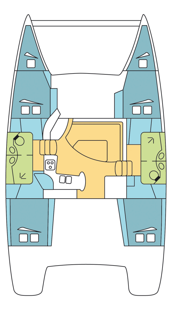 Catamaran hire in Airlie Beach - Fountaine Pajot Lipari 41