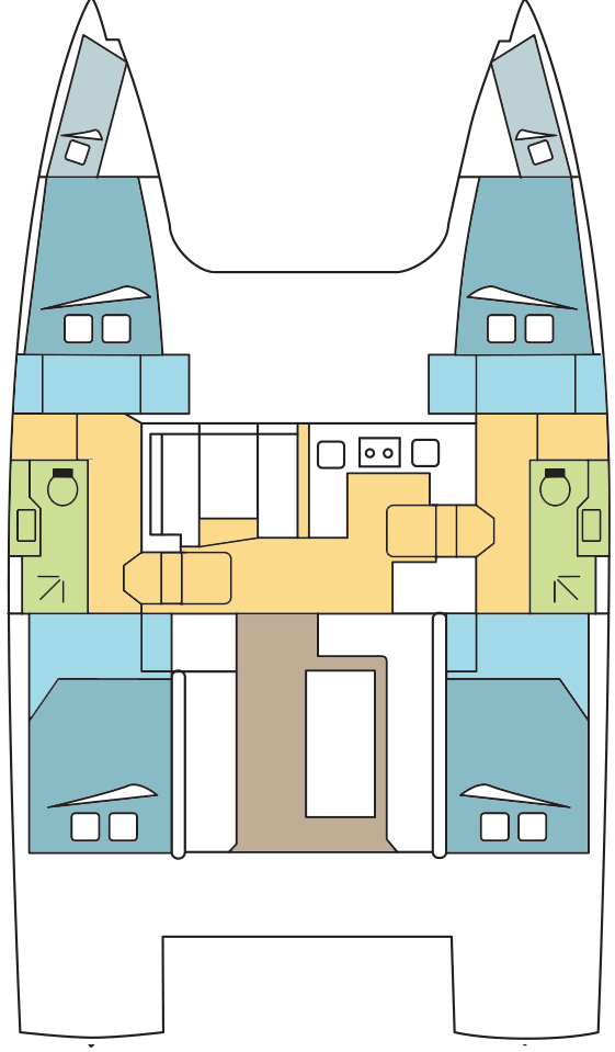 Nautitech Nautitech 40 charter bareboat or skippered in  Bas du Fort