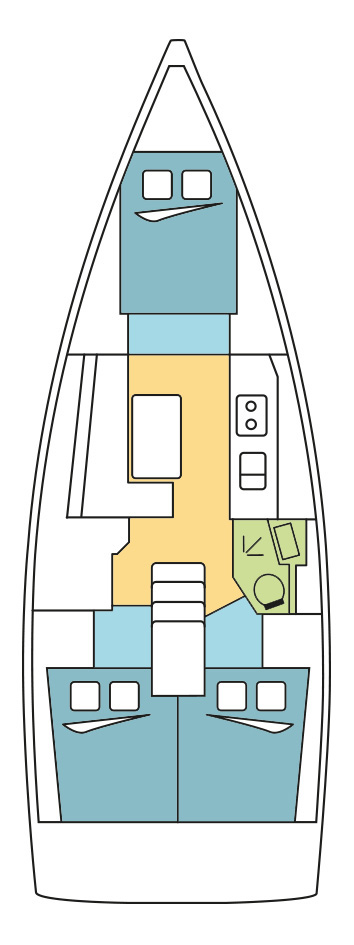 Yacht hire Zaton cheap Oceanis 38.1