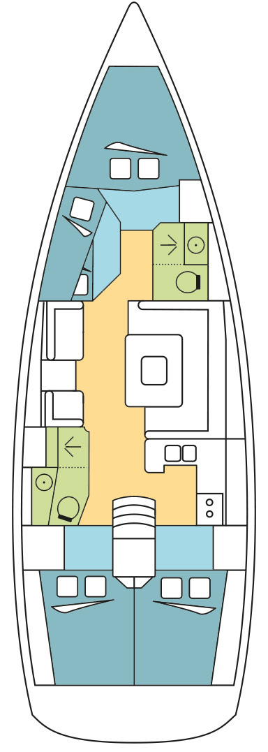 Hire Sailboat with or without skipper Jeanneau La Paz