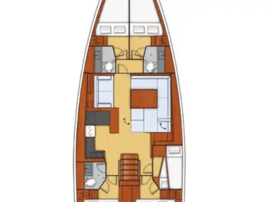 Yacht charter Lávrio - Bénéteau Oceanis 55 on SamBoat