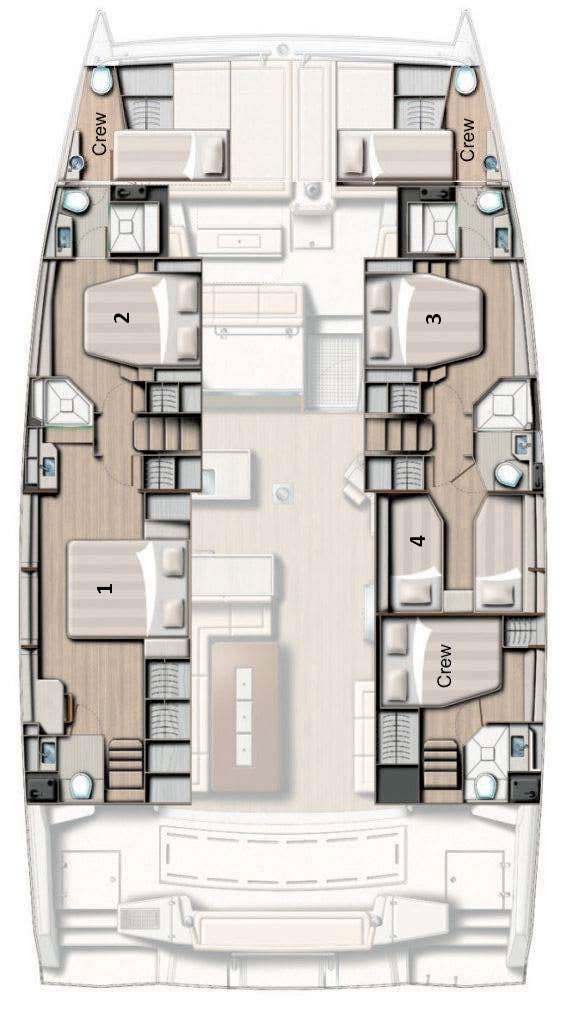 Catamaran to hire Salerno at the best price