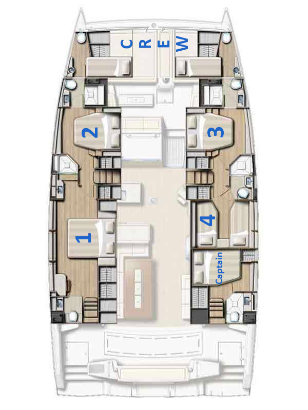 Bali Bali 5.4 charter bareboat or skippered in  Capo d'Orlando