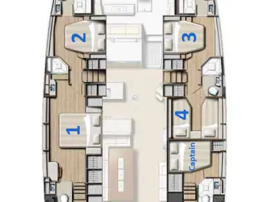 Bali Bali 5.4 charter bareboat or skippered in  Capo d'Orlando