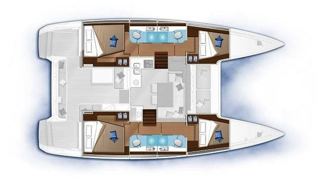 Catamaran hire in Nydri - Lagoon Lagoon 40