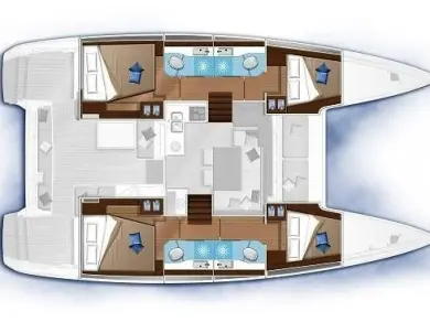 Catamaran hire in Nydri - Lagoon Lagoon 40