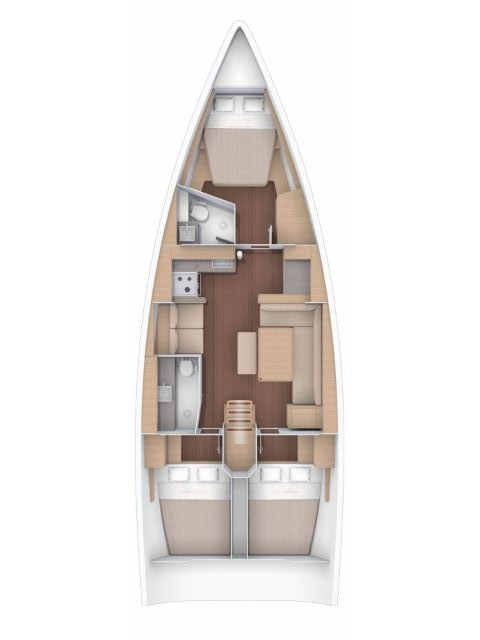 Charter a Dufour Dufour 430 in Frenchtown on Samboat