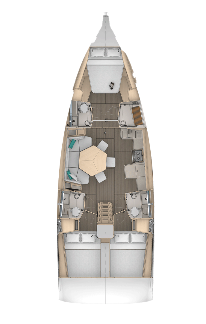 Dufour Dufour 44 charter bareboat or skippered in  Frenchtown