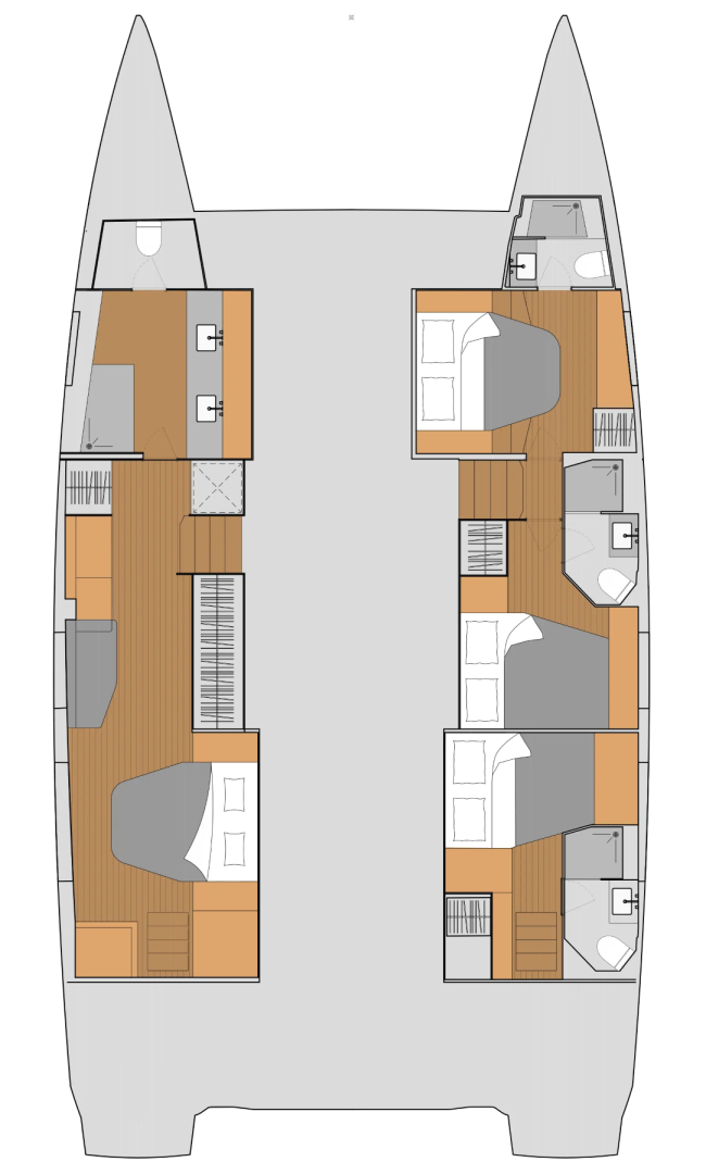 Hire Catamaran Fountaine Pajot with a boat licence