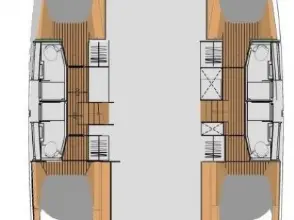 Hire Catamaran Fountaine Pajot with a boat licence