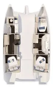 Yacht hire Frenchtown cheap Fountaine Pajot FP 41 Maesto 3 