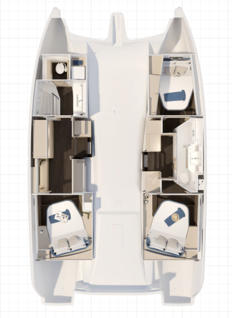 Charter a Fountaine Pajot Fountaine Pajot FP 41 Maesto 3  in Frenchtown on Samboat