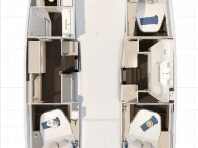 Charter a Fountaine Pajot Fountaine Pajot FP 41 Maesto 3  in Frenchtown on Samboat