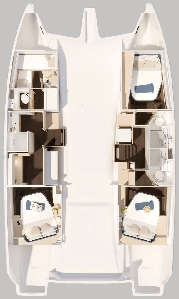 Hire a Fountaine Pajot Fountaine Pajot FP 44 Maestro - 3 cab. Road Town