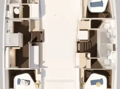 Hire a Fountaine Pajot Fountaine Pajot FP 44 Maestro - 3 cab. Road Town