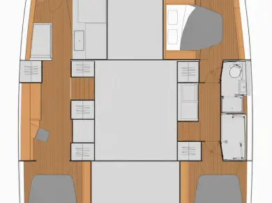 Hire Catamaran Fountaine Pajot with a boat licence