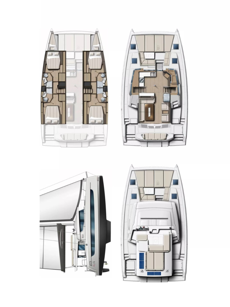 Hire Catamaran with or without skipper Bali Marmaris