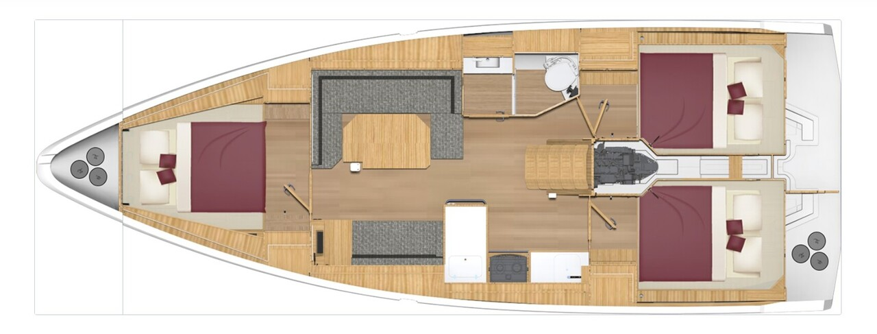 Yacht hire La Rochelle cheap Bavaria C38