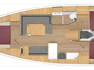 Yacht hire La Rochelle cheap Bavaria C38