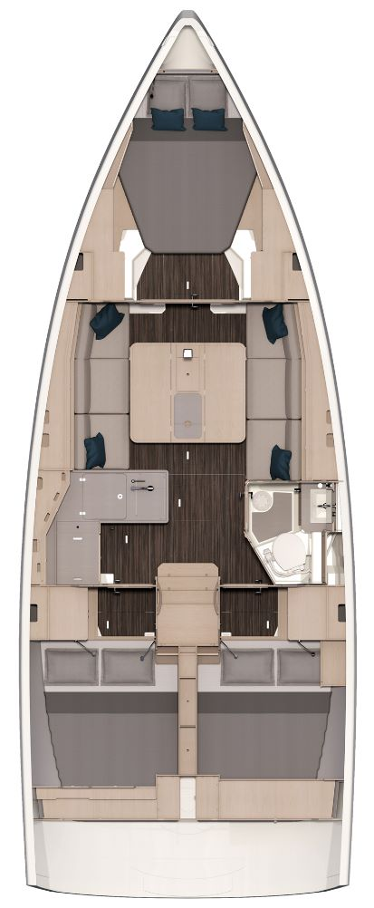 Dufour Dufour 37 charter bareboat or skippered in  La Rochelle
