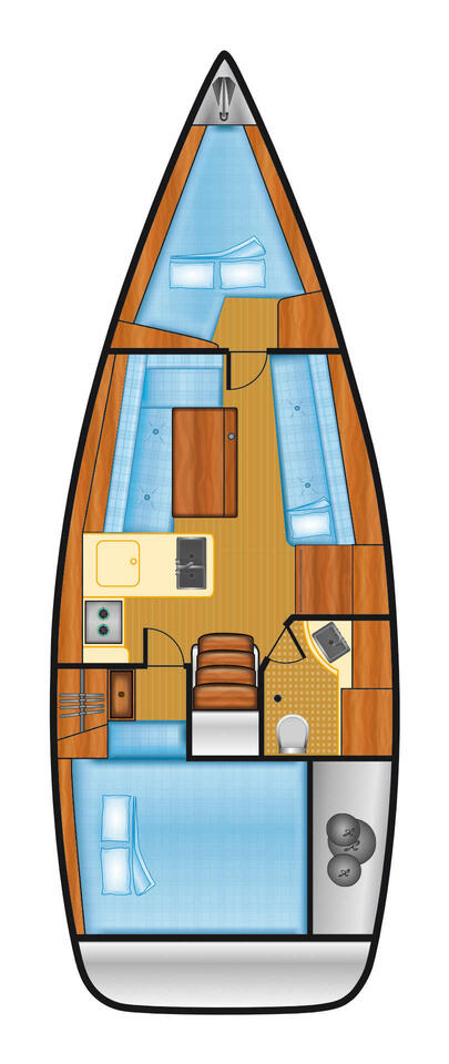 Bénéteau Oceanis 31 charter bareboat or skippered in  Barth