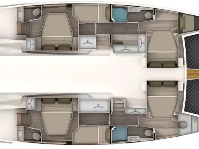 Hire Catamaran with or without skipper Aventura Fethiye