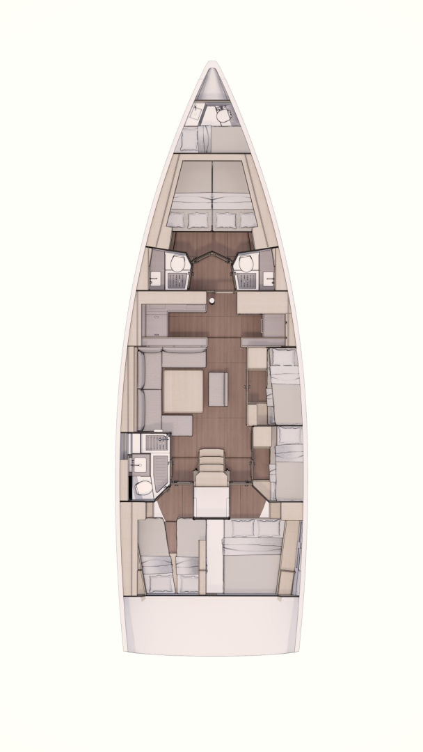Yacht hire Seget Donji cheap Dufour 530