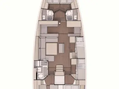 Yacht hire Seget Donji cheap Dufour 530