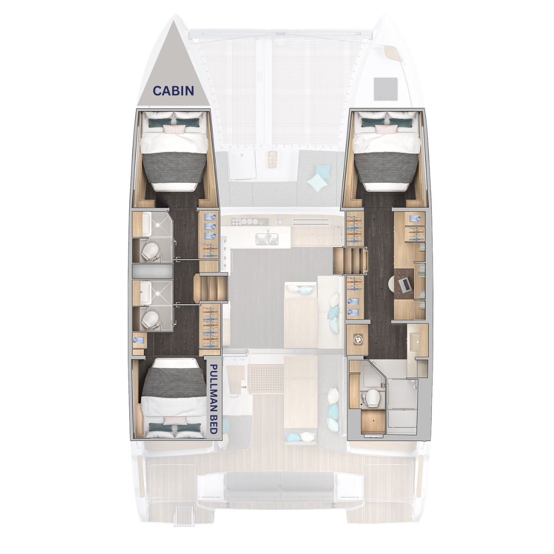 Hire a Lagoon Lagoon 43 - 3 + 1 cab. OW Road Town