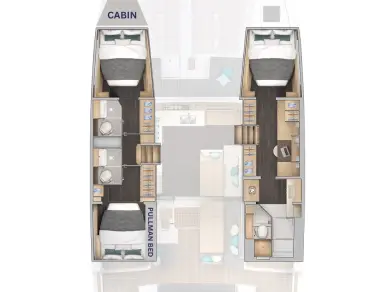 Hire a Lagoon Lagoon 43 - 3 + 1 cab. OW Road Town