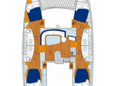 Catamaran hire in Parish of Saint George - Leopard Catamarans / Robertson & Caine Leopard 46 - 4 cab.