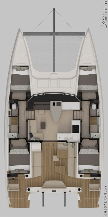 Hire Catamaran with or without skipper Nautitech Road Town