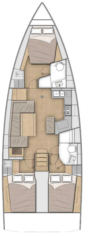 Sailboat to hire Golfe-Juan at the best price