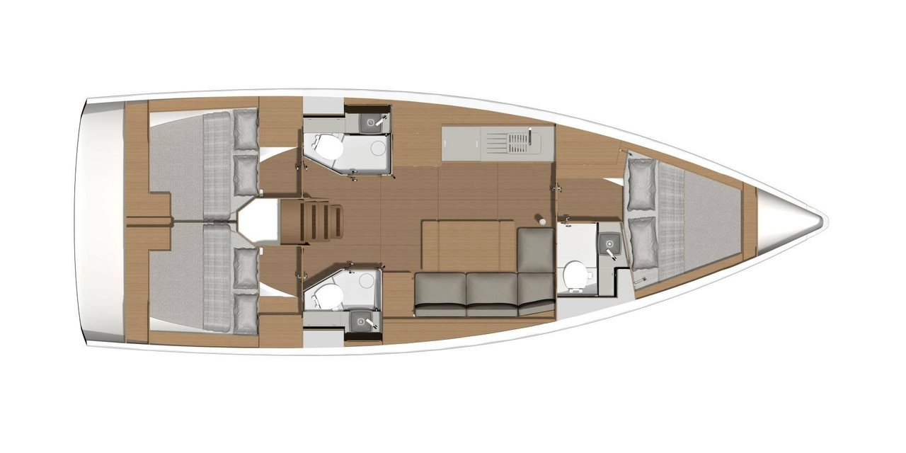 Sailboat hire in Cagliari - Dufour Dufour 390 GL