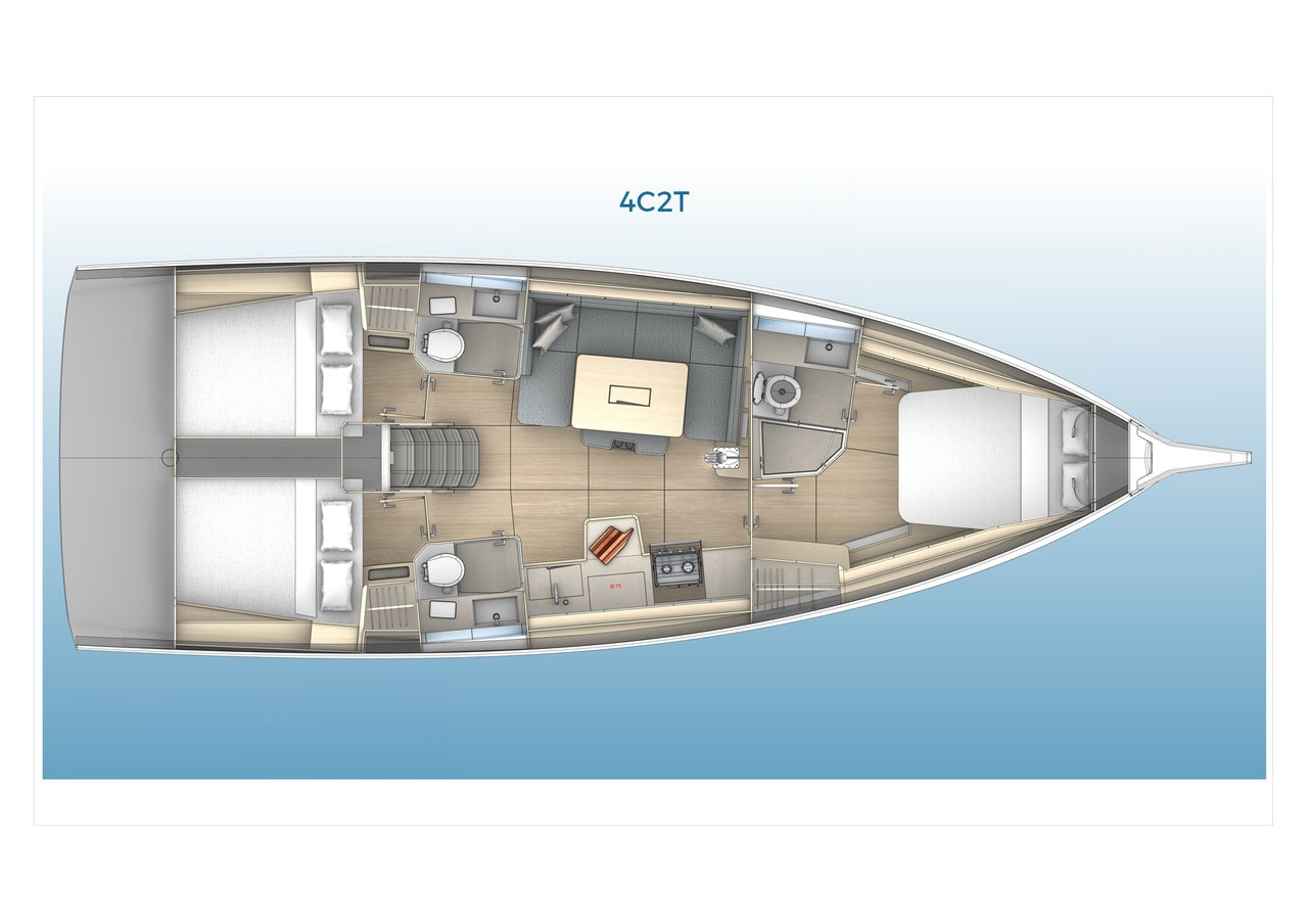Hire Sailboat Dufour with a boat licence