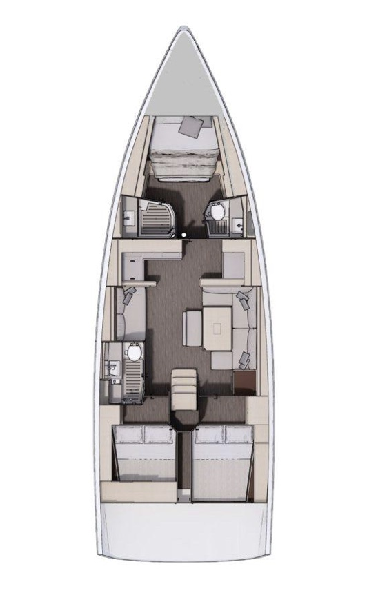 Hire Sailboat with or without skipper Dufour Cagliari
