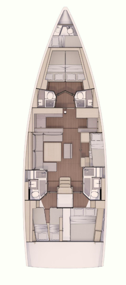 Dufour Dufour 530 charter bareboat or skippered in  Cagliari
