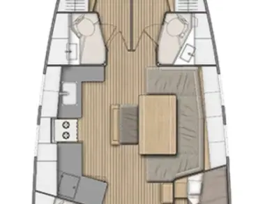 Yacht hire Deme of Volos cheap Oceanis 46.1