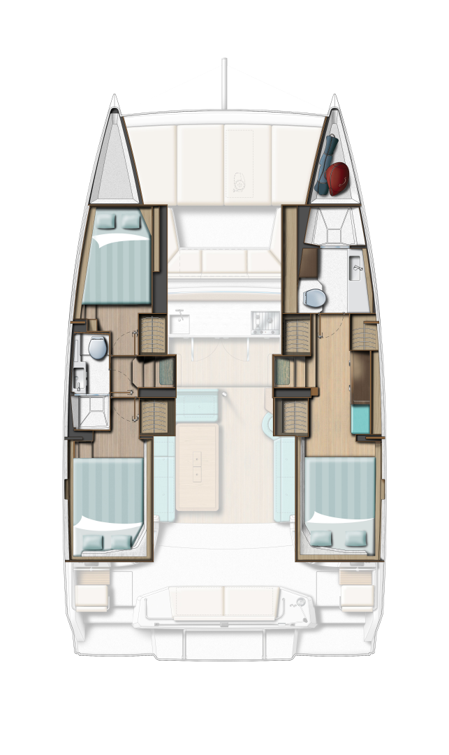 Hire Catamaran Bali with a boat licence