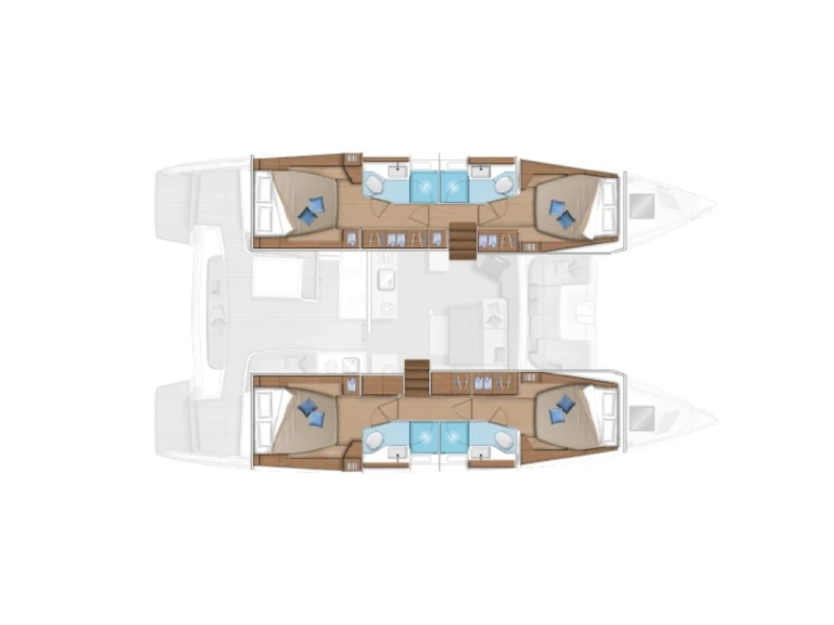 Catamaran hire in Gros-Islet - Lagoon Lagoon 46