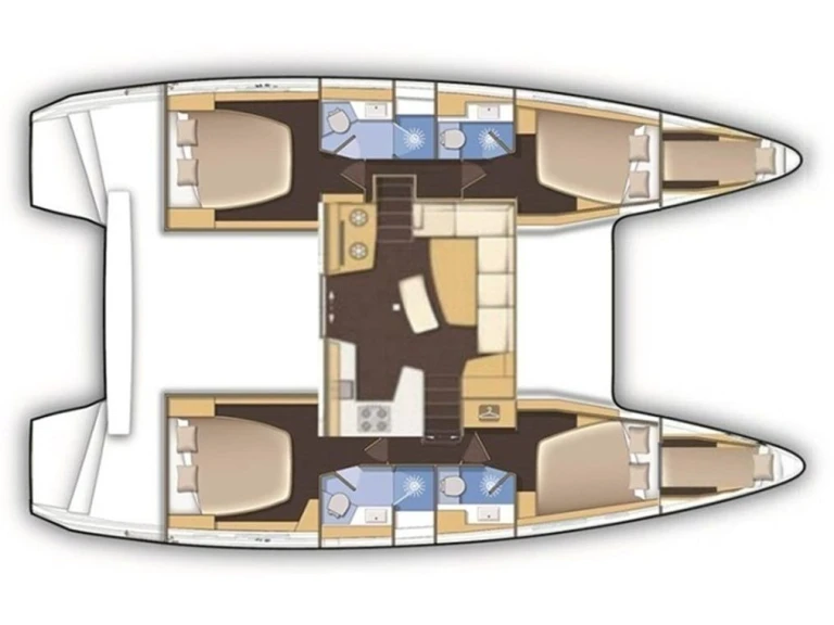 Hire Catamaran Lagoon with a boat licence