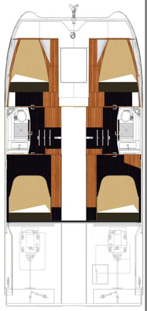 Hire Motorboat with or without skipper Fountaine Pajot Biograd na Moru