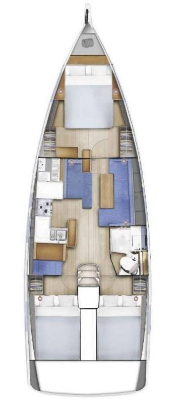 Hire a Jeanneau Sun Odyssey 410 Murter-Kornati